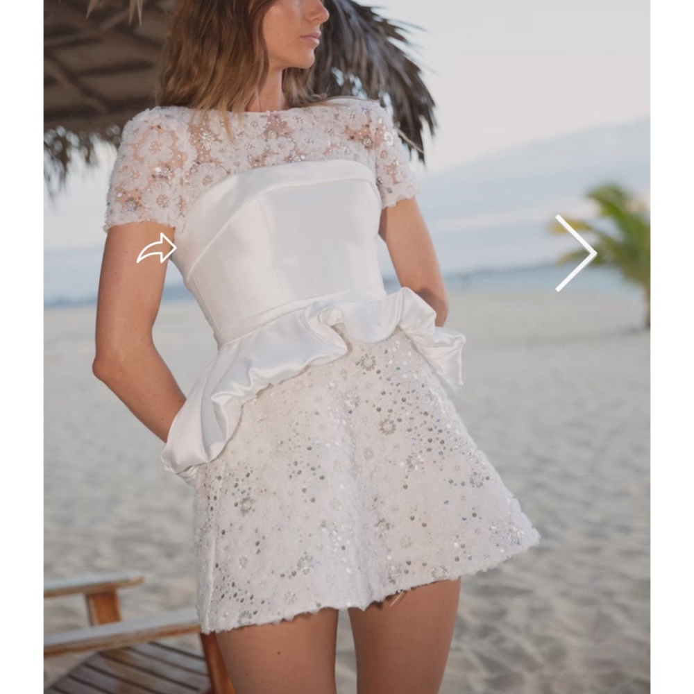 BRAND NEW reception / bridal shower sparkly dress